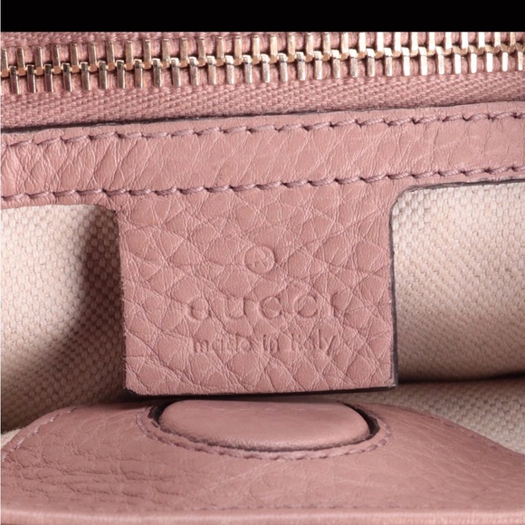 Gucci Bamboo Pink Shopper Small Tote - Picture 5 of 12